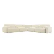 [James Lane] Copenhagen Alpine Mist Sofa - 5 Seater Corner Sofa