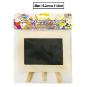 Mini Blackboard With Stand Message Table Note Taking Art Craft Home Party Decor