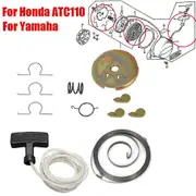 For Honda ATC 110 185/S 200/S Recoil Car Starter Spring Rope Handle Pull Rebuild Kit For YamahaTri Moto 125 175 YT125 YT175