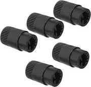 BIUDECO 5pcs Guitar Knob Caps Volume Potentiometer Knobs Universal Bass Elegant Finish Volume Controller for Amplifier