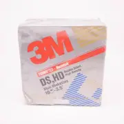 1 box 10 disks 3M High Density DS HD Diskettes 3.5” Blue