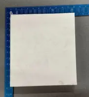 1 3/8" Thick PTFE VIRGIN TEFLON PLATE / SHEET 1.375" x 10.375" X 11.50"