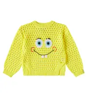[Stella McCartney Kids] Stella McCartney Kids x SpongeBob SquarePants cotton sweater Y 12 yellow