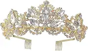 [HONITANO] 1pc Bridal Haircut Decor Leaf Crown Tiara Elegant Wedding Headdress with Durable Design Charming Appearance for Brides