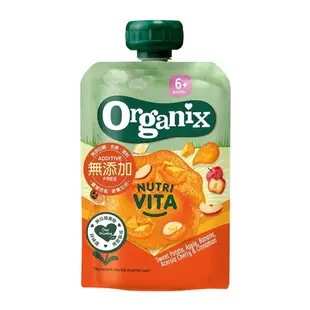 英國 Organix 歐佳 6m+ 水果纖泥 - 甜薯蘋果香蕉 100g