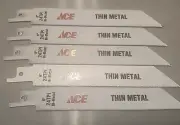 5 bi-metal reciprocating saw 6" Blades