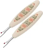 ARTIBETTER 2Pcs Seam Ripper Thread Cutters Ergonomic Hand Tools for Sewing Embroidery and DIY Crafts Durable with Comfortable Grip for Removal