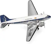 Herpa Sabena Douglas DC-3 OO-AWN Miniature 1:200 Scale Collectible Model Without Base Metal