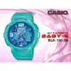 CASIO 時計屋_CASIO BABY-G_BGA-190-3B_綠_地圖錶盤設計_雙顯女錶_全新品_保固一年_開發票