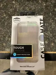 Case-Mate Clear Iridescent Pink Stardust Case iPhone 12 Mini 5.4 Tough Groove