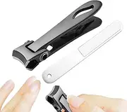 Finger Nail Clippers Adult, Stainless Steel Manicure Kit Fingernail Clipper, Portable Nail Grooming Kit Personal Care Tools for Home Travel Business Trip