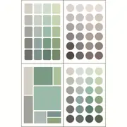 Color Index stickers scrapbook album journal project making happy card decoration sealing stickers