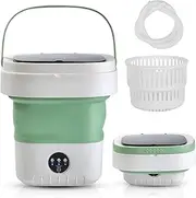 MyDyaz Portable Mini Washing Machine, Top Load, Green, 12L, High Efficiency