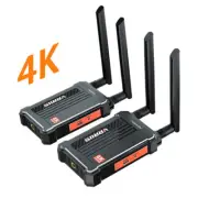 4K Wireless Display Video Transmitter Receiver HDMI Extender for Camera PC To TV