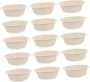 OKUMEYR Convenient 100pcs Paper Bowl Set Portable Noodle Bowls for Salad Snacks Easy to Carry