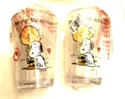 Snoopy Disney Pottery Barn Peanuts Cup school gift dog birthday holiday SET 2