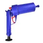 Air Pump Pipe Plunger Drain Cleaner Blockage Clogged Remover for Bathroom Toilet