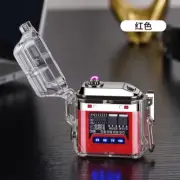 2023 New Transparent Shell Double Arc USB Electronic Lighter TYPE-C Fast Charge