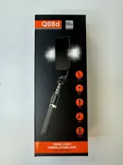 Selfie Stick with Gimbal Stabilizer bright lights (BRAND NEW!!)