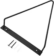 Luxshiny Triangular Vinyl Media Display Wall Record Holder Space Saving Shelf for Albums Magazines Books Stylish Storage for Home Office More
