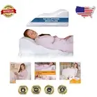 Memory Foam Reading Wedge Pillow - Perfect for Elevated Sleep and Back Support