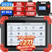2025 XTOOL D7 Auto OBD2 Bidirectional Scanner Full Diagnostic Tool FCA AutoAuth