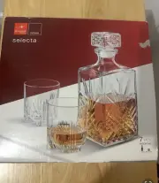 Crystal Decanter & Glasses Set