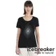 【icebreaker】Tech Lite 女羊毛U領短袖衣150-神秘『黑』戶外 運動 柔軟 舒適 羊毛 吸濕 排汗 抑味 控溫 0A56YA