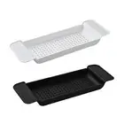 Expandable Bath Shelf, Non Slip Bathtub Organizer Tray,