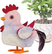 Walking Rooster Toy,Rooster Animation Plush Chirping Toys - Sensory Learning Educational Plush Doll for Boys Kids Girls Toddler Children