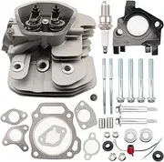 12200-ZF6-406 Cylinder Head Assembly Rockers Valves Springs Kit for Honda GX340 GX390 11HP 13HP Engine