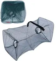 Bait Traps Fishing Nets, Foldable Casting Bait Traps Cage Baits Cast Mesh Trap for Fishes Shrimp Minnow Crayfish Crab Fishing Supplies Tool