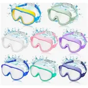 NIB Kanayu 8 PKids Goggles Swimming Anti Fog Glasses Adjustable Strap Age 3-15