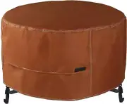 Fire Pit Cover round 40 Inch Waterproof Fire Bowl Cover Heavy Duty Patio Firepit