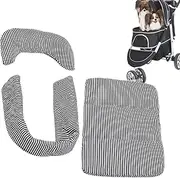 Pet Stroller Cushion,Dog Stroller Pet Bed Mat | Washable Anti-Slip Liner Cushion Waterproof Bed Pillows for Cat Animal Cart Comfortable Rides Walking Outdoor Travel