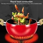 Electric Stove Pan Ceramic Furnace Skillet Tomato-shaped Nonstick Soup Pot