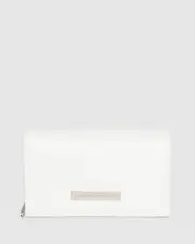 White Dana Chain Wallet
