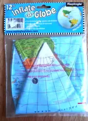NEW Replogle Political 12" Vinyl Inflate-A-Globe Elementary School Geography