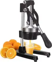 Commercial Manual Juicer - Juice Presser - Hand Press Juicer Extractor (Black)