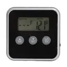 AU Food Grill Thermometer LCD Display Long Probe 2 Units Digital Meat Thermomete