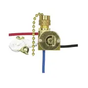 Canopy Switch - 3-Way - 2 Circuit - Nickel Finish - SATCO-90-2261