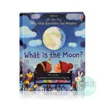 USBORNE VERY FIRST QUESTIONS AND ANSWERS WHAT IS THE MOON？ | 翻翻書 | 外文 | 繪本 | 原文 | 幼兒 | 月亮 |