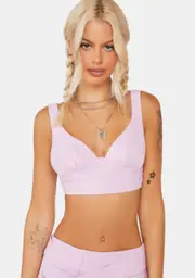 [For Love & Lemons] Natasha Crop Top