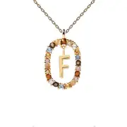 Mmcici Letter Necklace Couple Necklace Pendant F