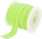 uxcell 1 Inch Single Fold Bias Tape Polyester Continuous Bulk Bias Tape for Sewing, Seaming Quilting Hemming Binding Crafts (Fluorescent Green 25 Yards)
