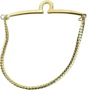 [LIFKOME] Men's Gold Jewelry Twisted Braid Style Tie Chain Chain for Men's Neckwear
