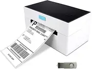 Morelian Desktop Thermal Label Printer for 4x6 Shipping Package Label Maker 160mm/s High Speed USB Connection Thermal Sticker Printer Max.110mm Paper Width Compatible with Amazon UPS Shopify FedEx