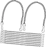 LOEFLIFA 10pcs Metal Hanging Chains for Plants and Ornaments Billboards Hanging Chains with Hook for Indoor and Outdoor Use for Bird Feeders Lanterns and Baskets