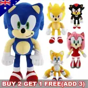 The Hedgehog Sonic Plush Toys Knuckles Shadow Tails Sonic Stuffed Doll Kids Gift