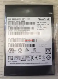 在飛比找露天拍賣優惠-SanDisk/閃迪 Z400s 64GB SATA 固態硬